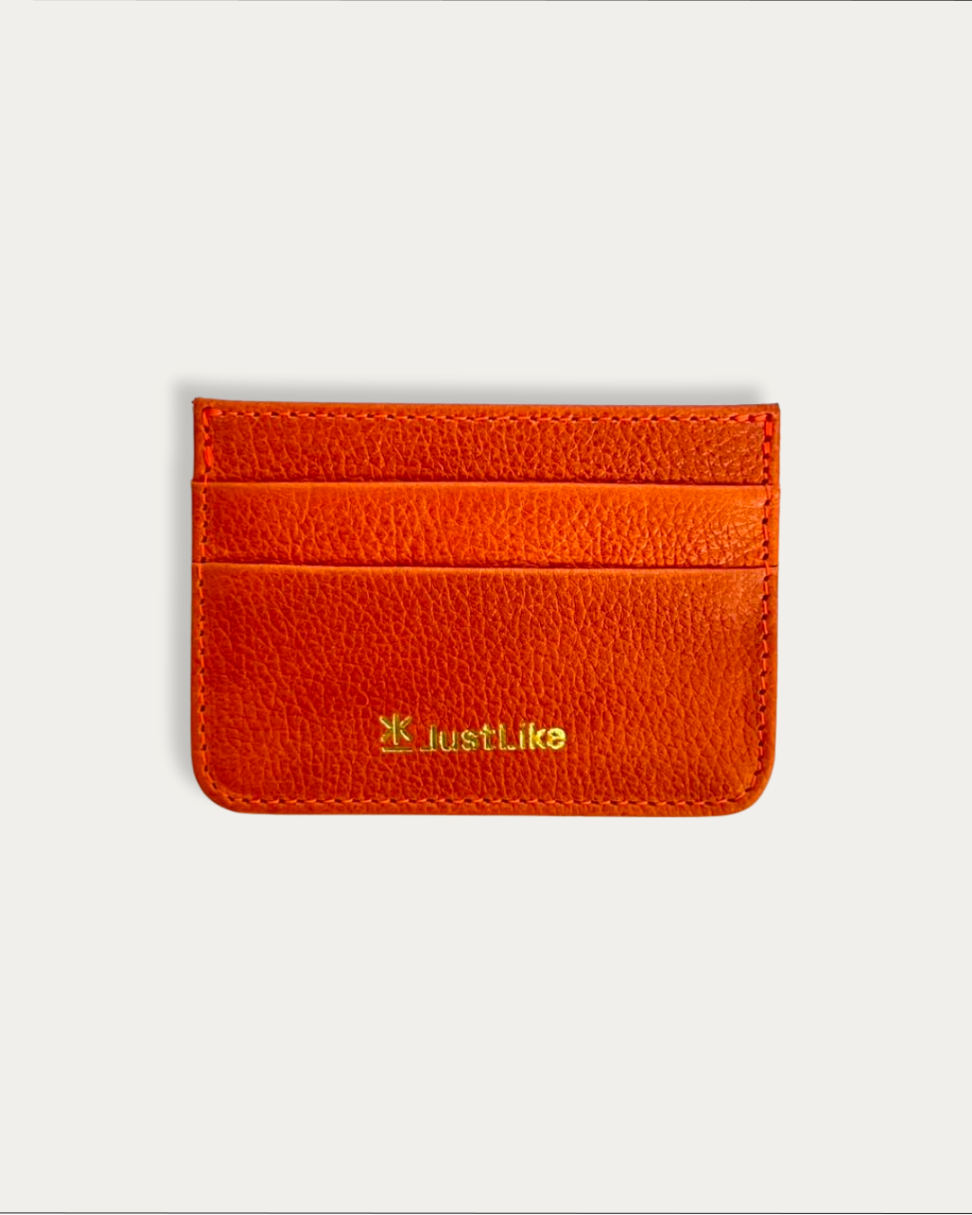 Card Holder Verum Laranja Pokan (Couro Legitimo)