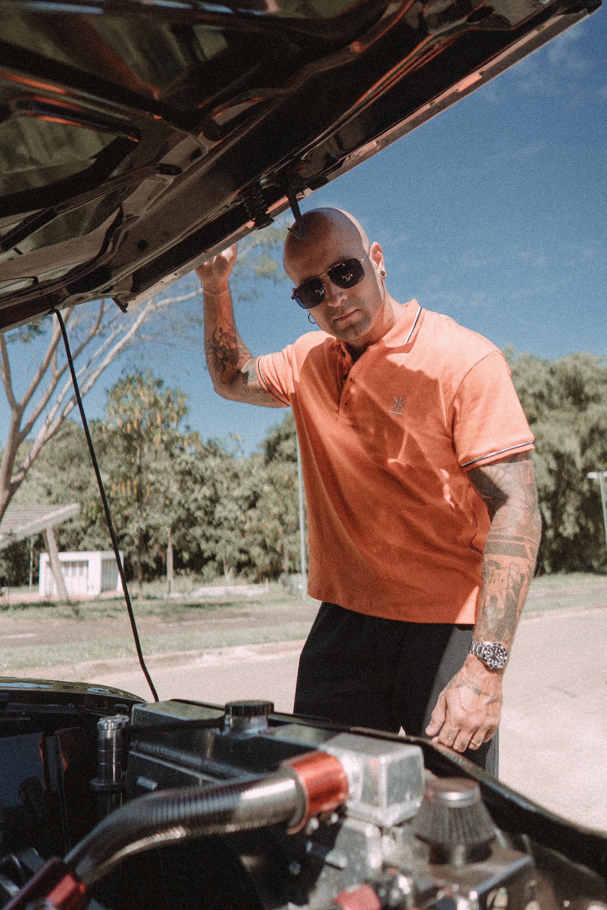 Camisa Gola Polo Maverick Laranja