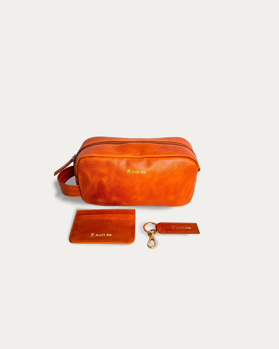 Combo Verum Laranja Pokan (Couro Legitimo)